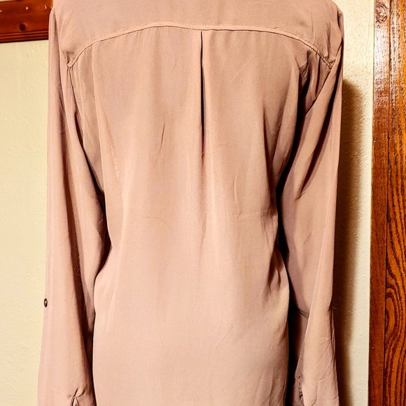 Vanity Sequined Light Brown Blouse - Picture 4 of 7